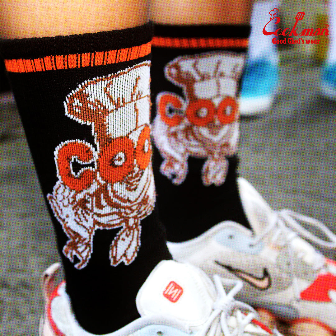 Cookman Rib Crew Socks - Restaurant