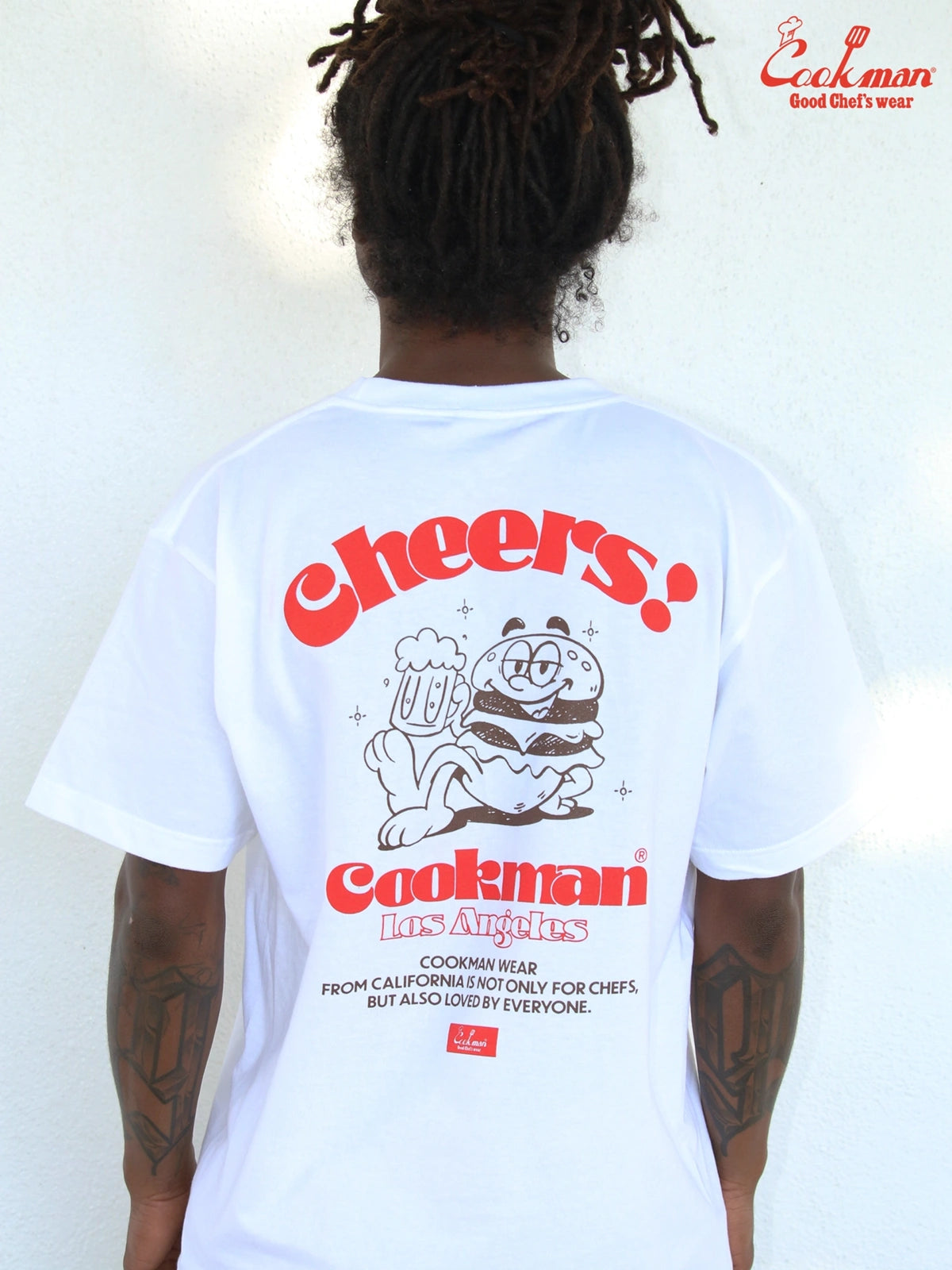 Tees - Cheers Burger : White