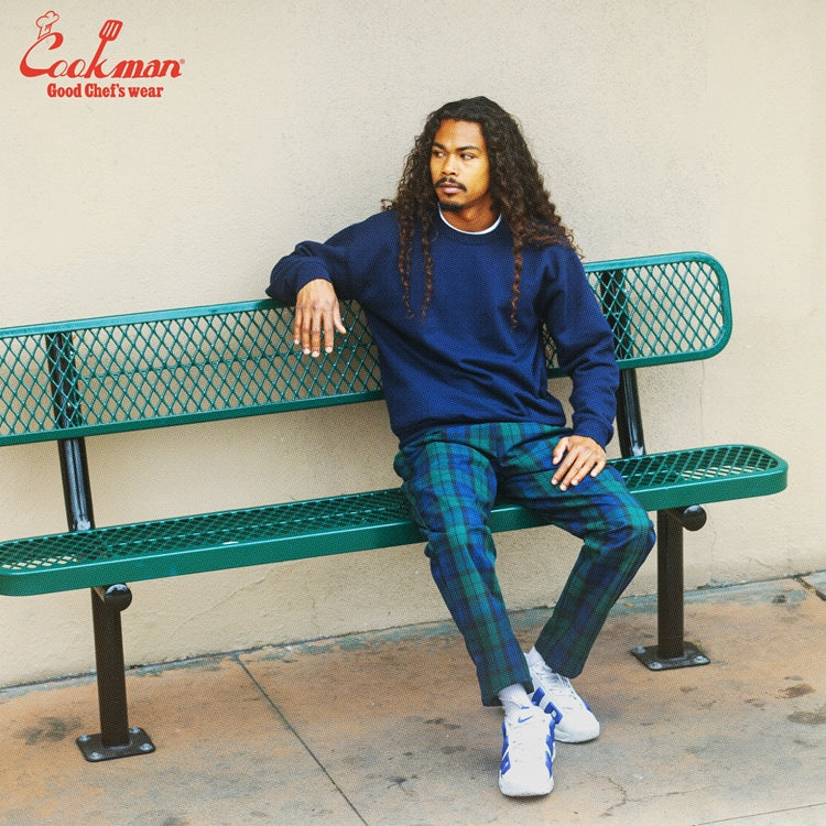 Cookman Chef Pants - Woven Black Watch Plaid