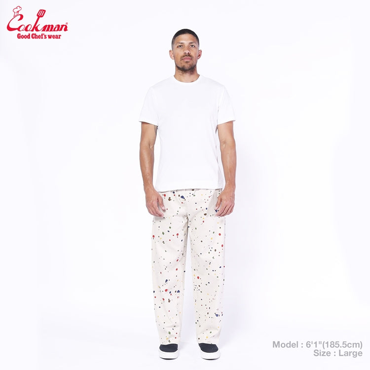 Cookman Chef Pants Semiwide -  Sauce Splash : Beige