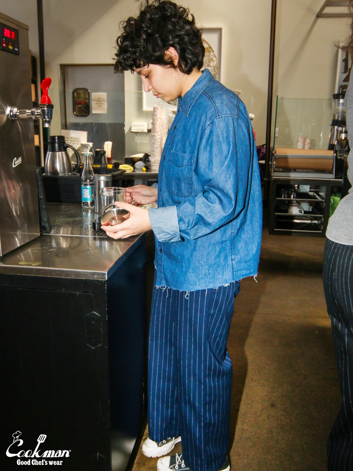 Sally Pants - Pin Stripe : Navy