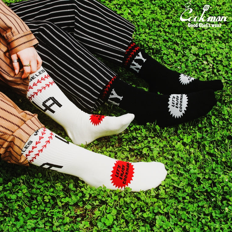 Cookman Rib Crew Socks NY Black Yankees