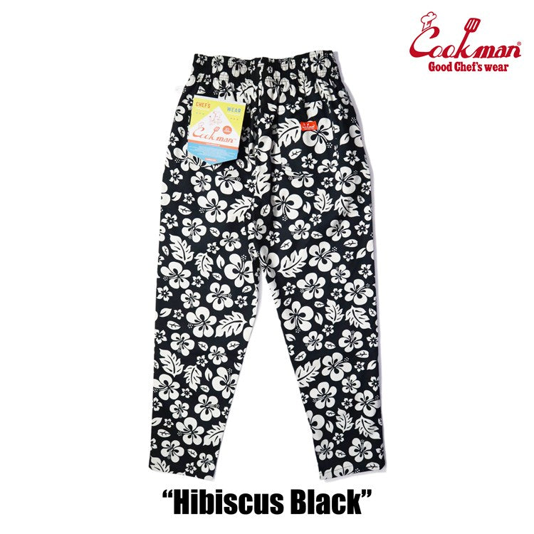 Cookman Chef Pants - Hibiscus : Black