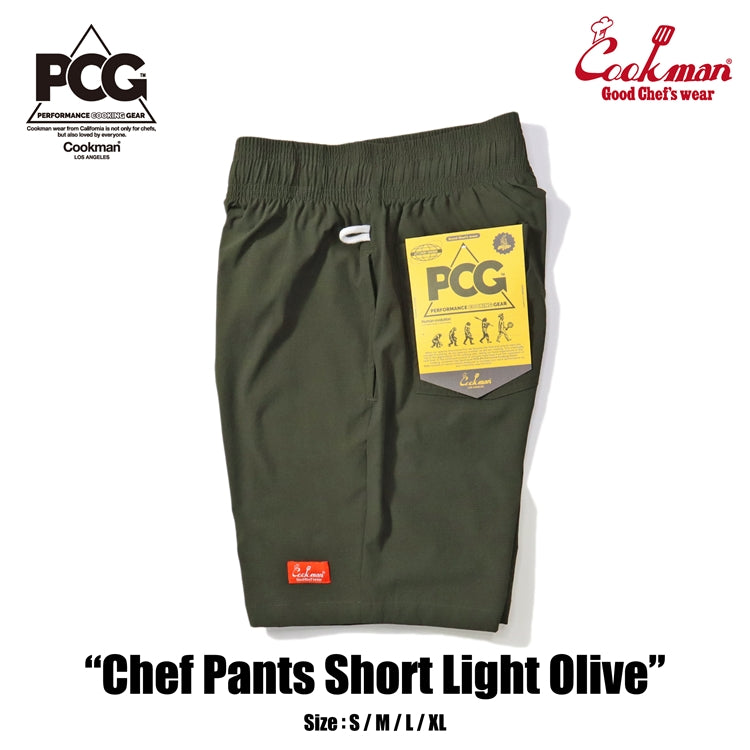 Chef Short Pants - Light : Olive