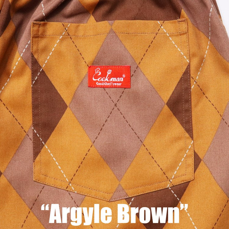 Cookman Chef Pants - Argyle Brown