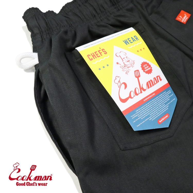 Cookman Chef Pants - Herringbone : Black