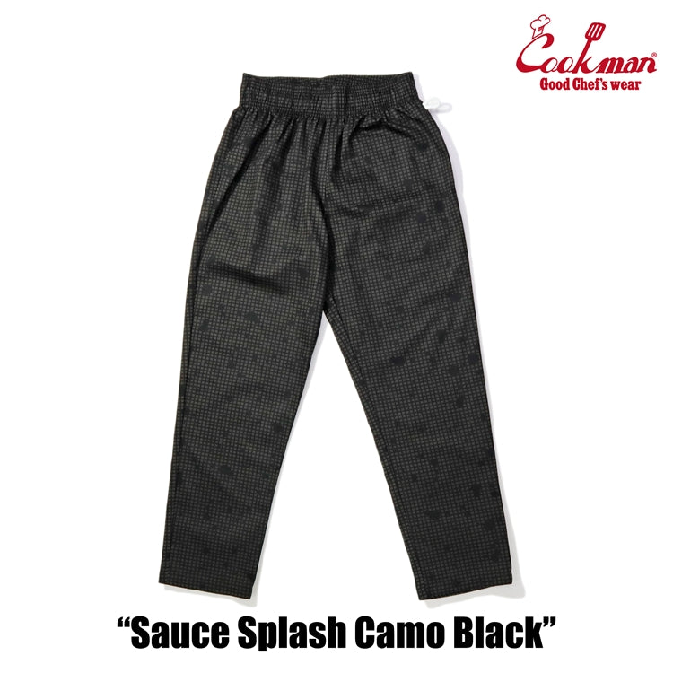 Cookman Chef Pants - Sauce Splash Camo : Black