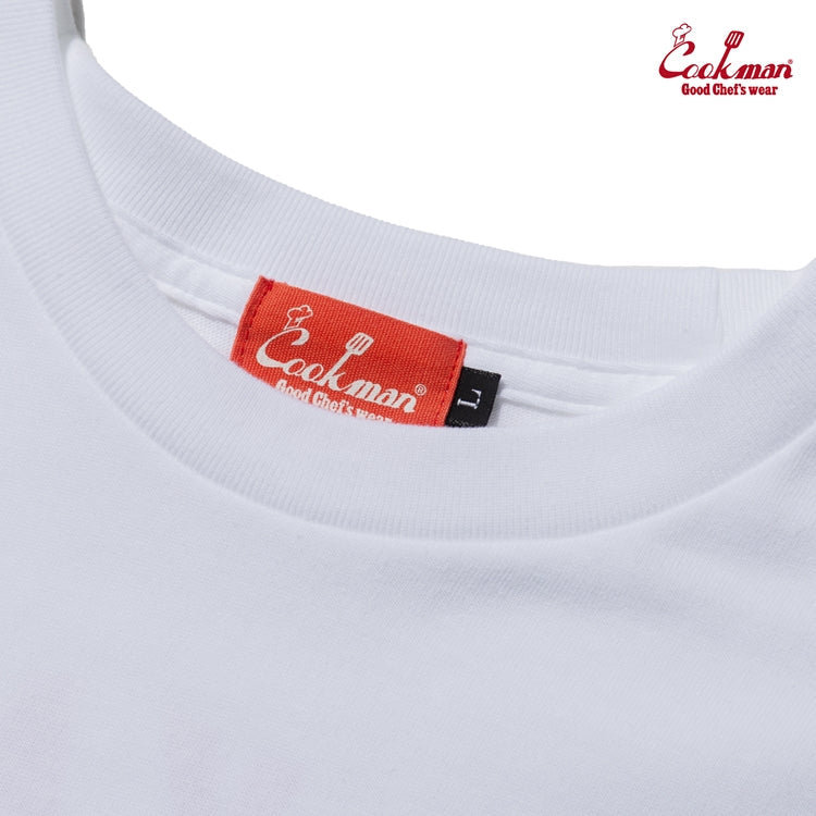 Cookman Long Sleeve Tees - FAT Checker : White