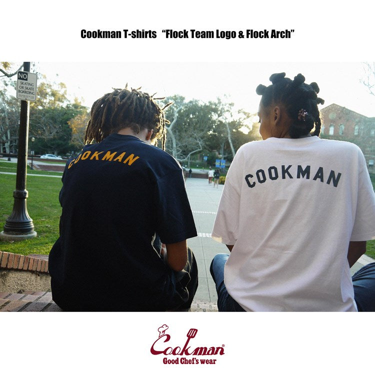 Cookman T-shirts - Flock Team Logo : Navy