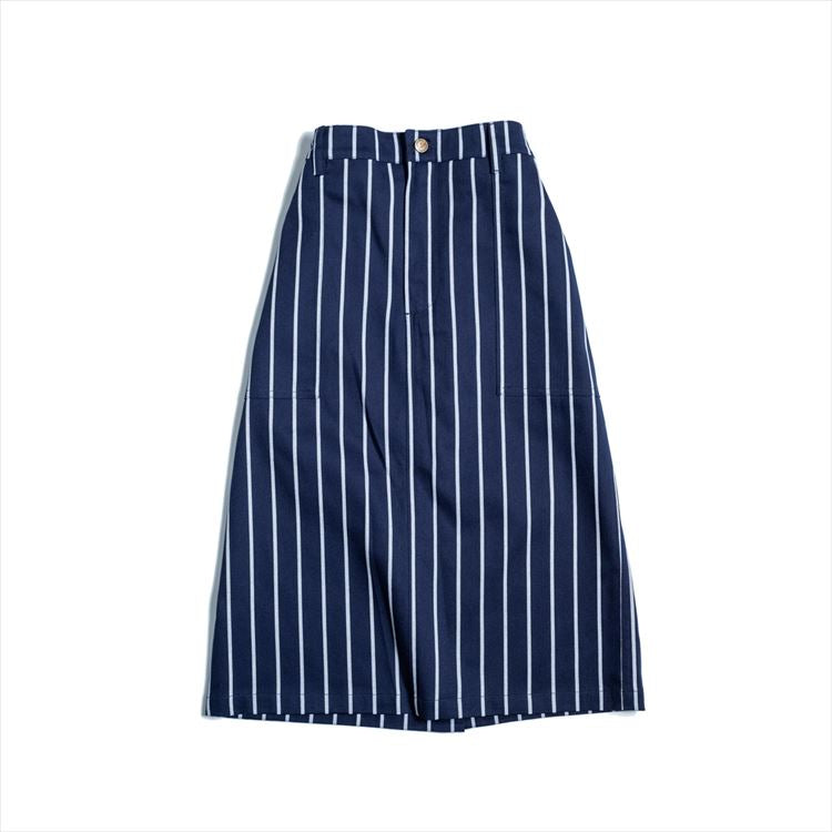 Cookman Baker's Skirt - Stripe : Navy