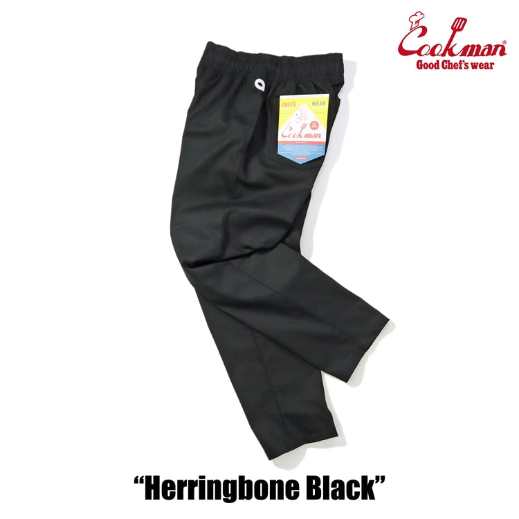 Cookman Chef Pants - Herringbone : Black