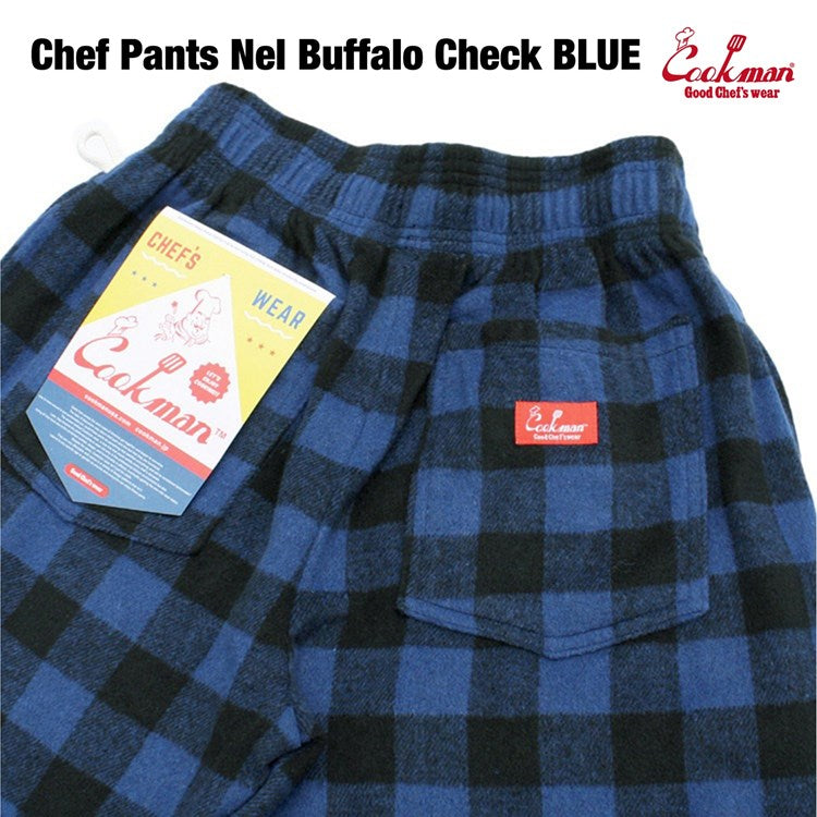 Cookman Chef Pants - Nel Buffalo Plaid : Blue