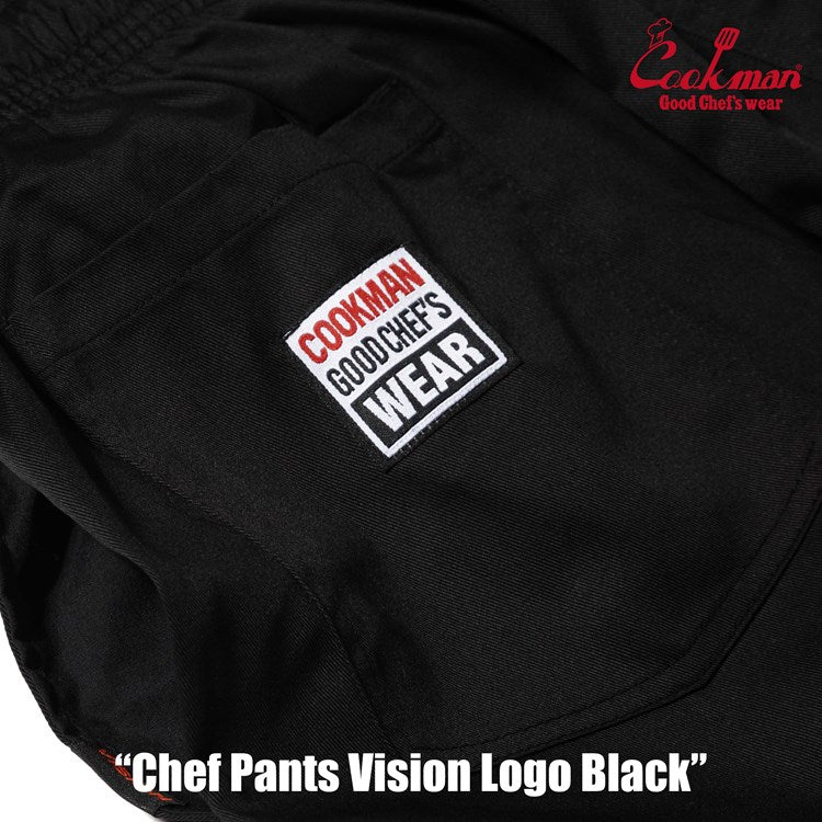 Cookman Chef Pants - Vision Logo : Black