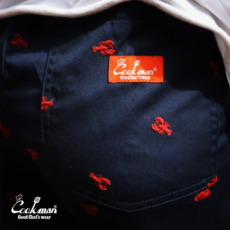 Cookman Embroidery Chef Pants -  Lobster : Navy