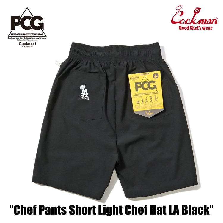 Cookman Chef Short Pants Light - Chef Hat LA : Black