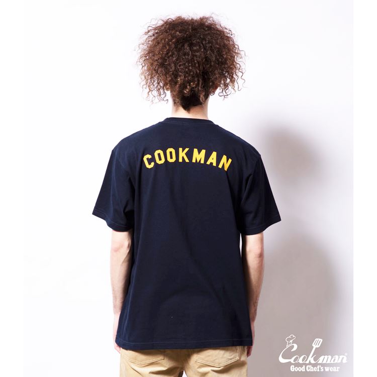 Cookman T-shirts - Flock Team Logo : Navy