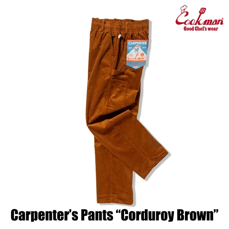 Cookman Carpenter's Pants : Corduroy - Brown