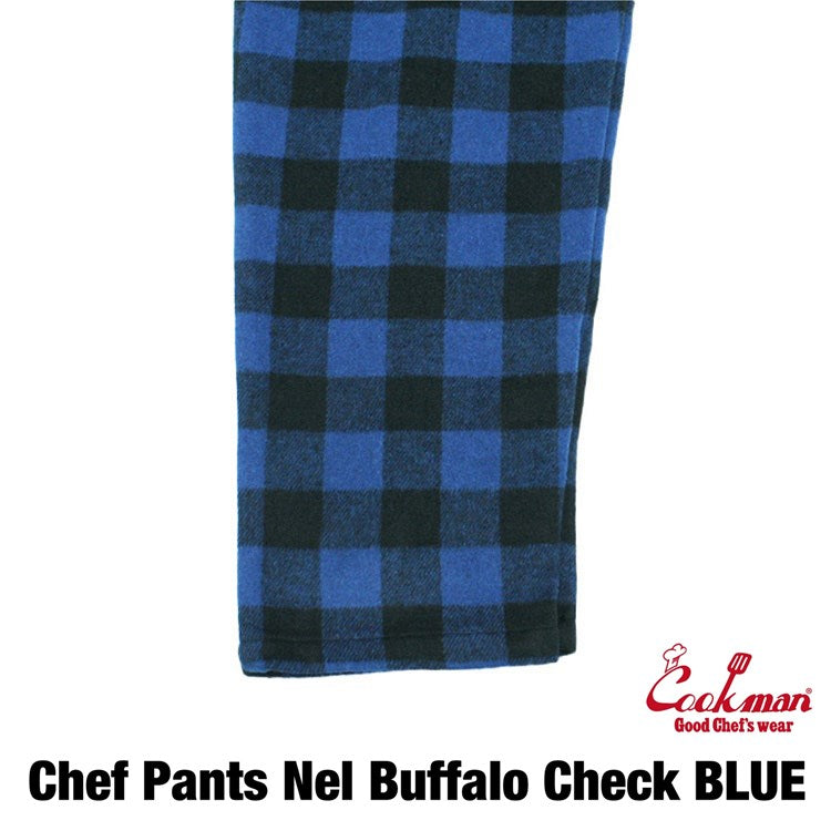 Cookman Chef Pants - Nel Buffalo Plaid : Blue