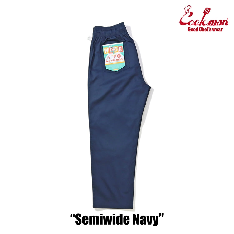 Cookman Chef Pants Semiwide : Navy