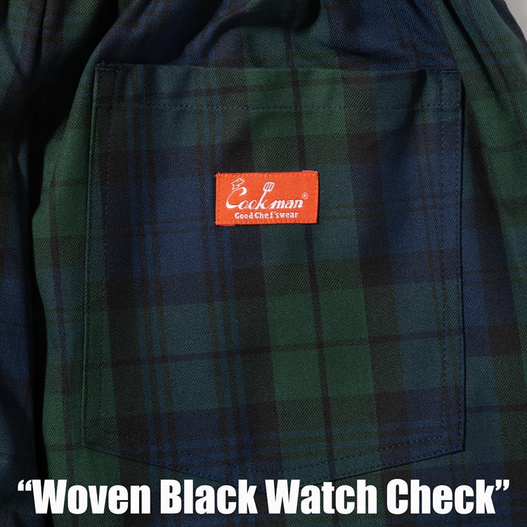 Cookman Chef Pants - Woven Black Watch Plaid