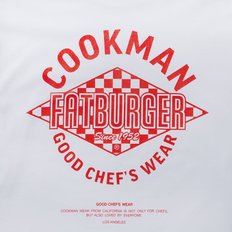 Cookman Long Sleeve Tees - FAT Checker : White