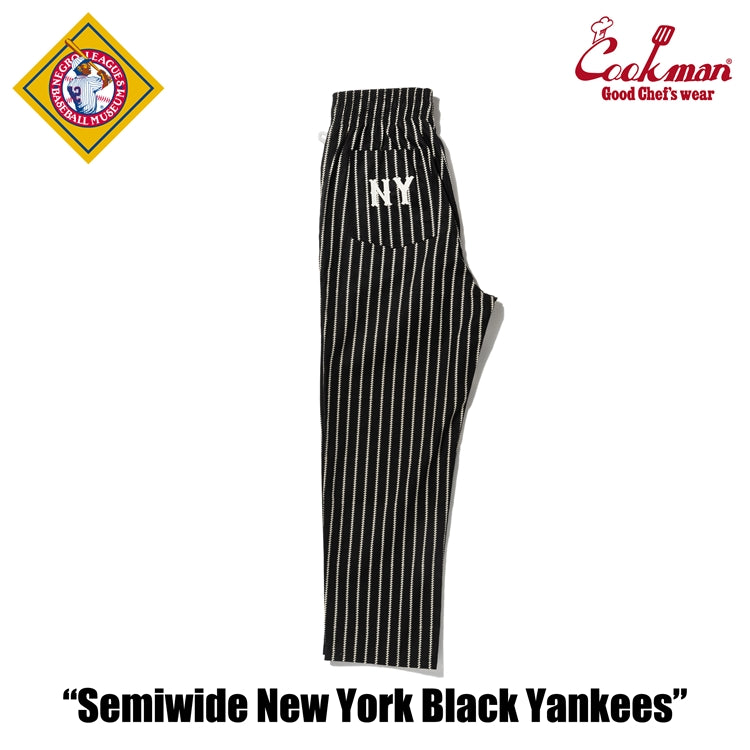 Cookman Chef Pants Semiwide NY Black Yankees