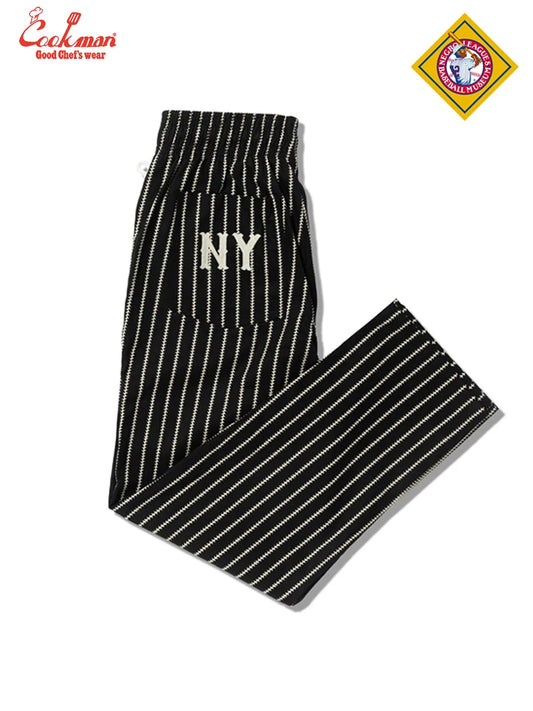Chef Pants Semiwide NY Black Yankees