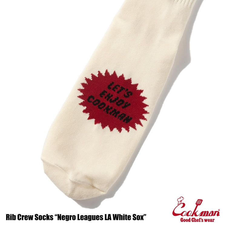 Cookman Rib Crew Socks LA White Sox