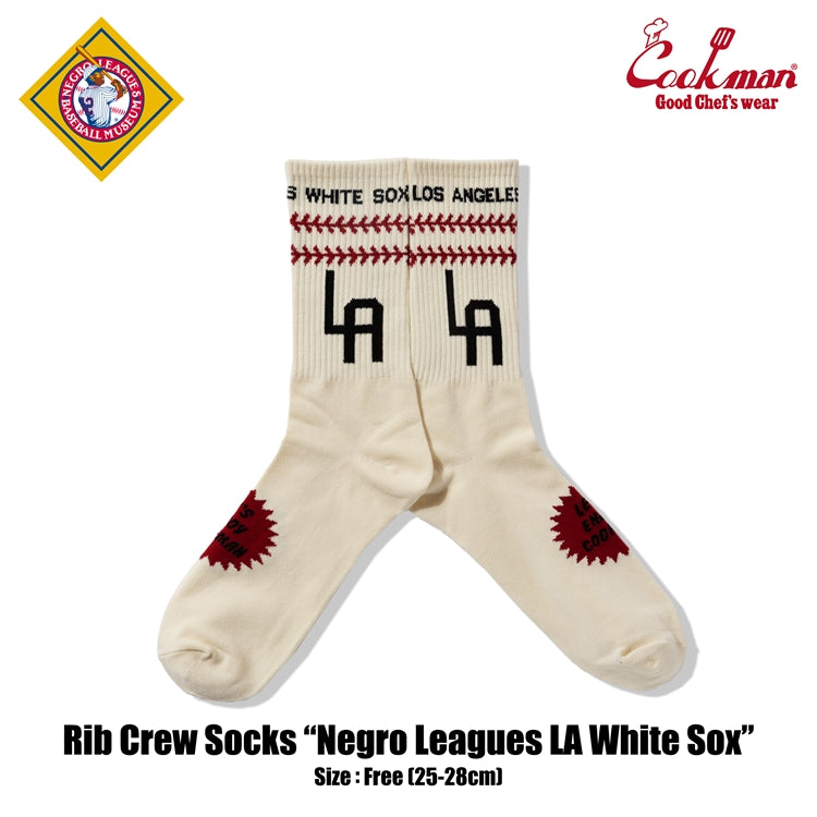 Cookman Rib Crew Socks LA White Sox