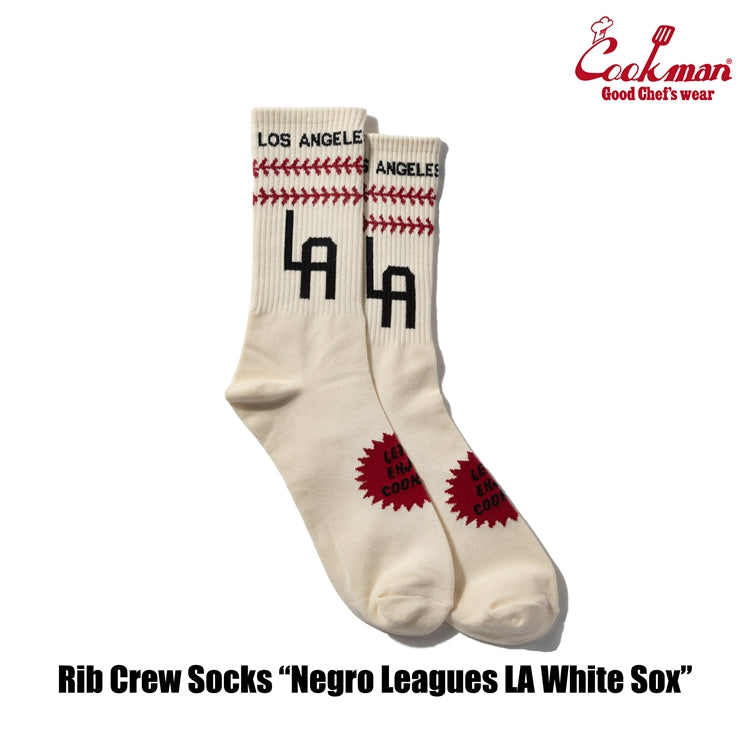 Cookman Rib Crew Socks LA White Sox