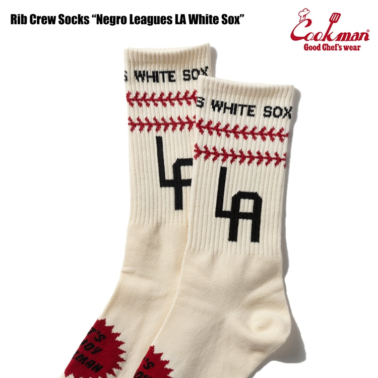 Cookman Rib Crew Socks LA White Sox