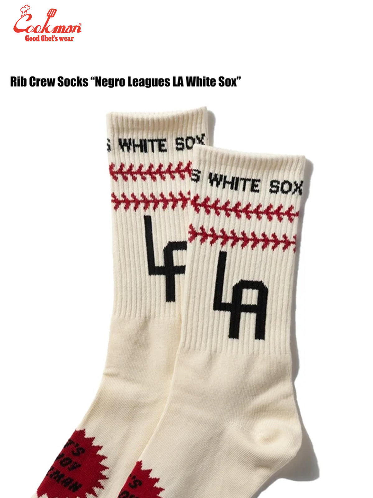 Rib Crew Socks LA White Sox
