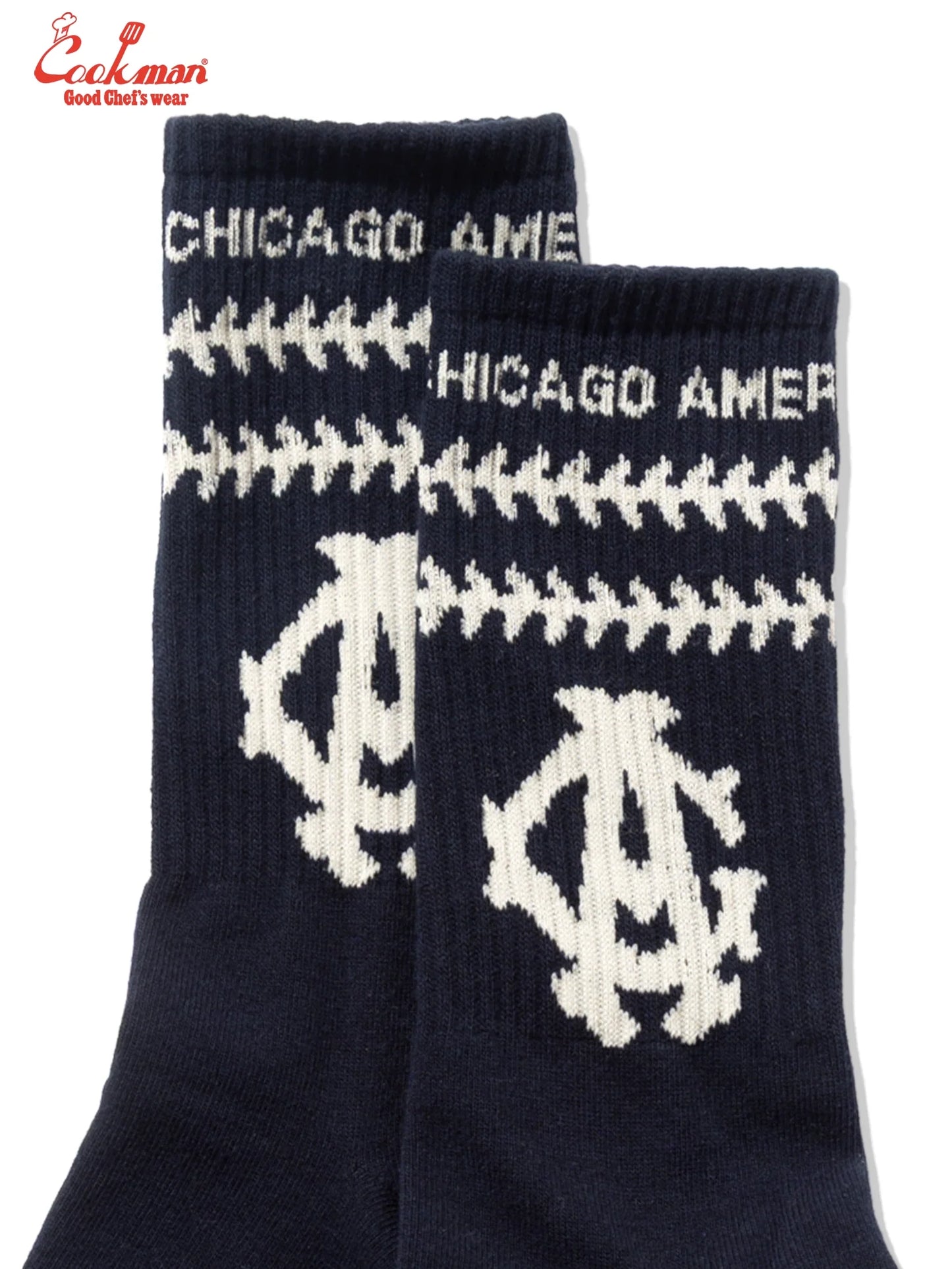 Rib Crew Socks -  CHICAGO AMERICAN GIANTS