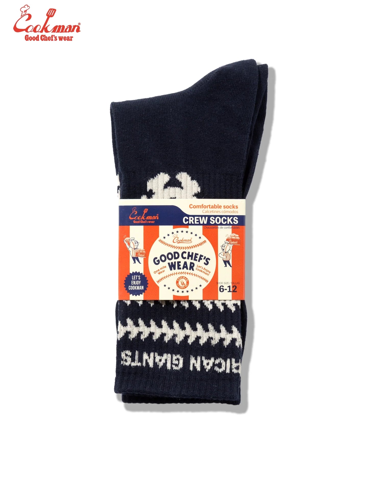 Rib Crew Socks -  CHICAGO AMERICAN GIANTS