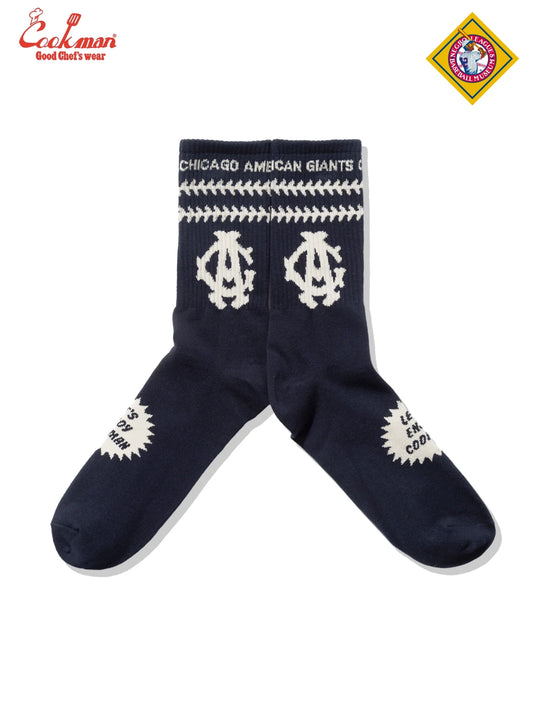 Rib Crew Socks -  CHICAGO AMERICAN GIANTS