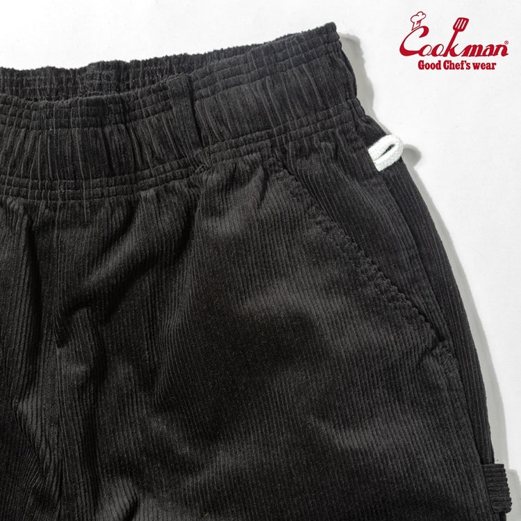 Cookman Carpenter's Pants : Corduroy - Black