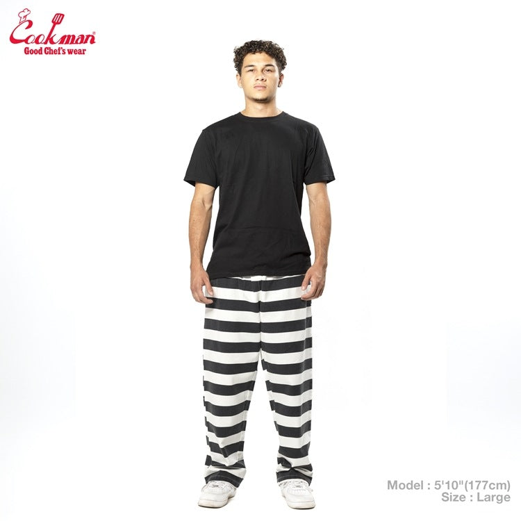 Cookman Chef Pants Semiwide -  Washed Duck Canvas Border