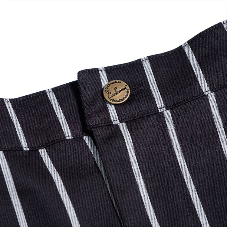 Cookman Baker's Skirt - Stripe : Black