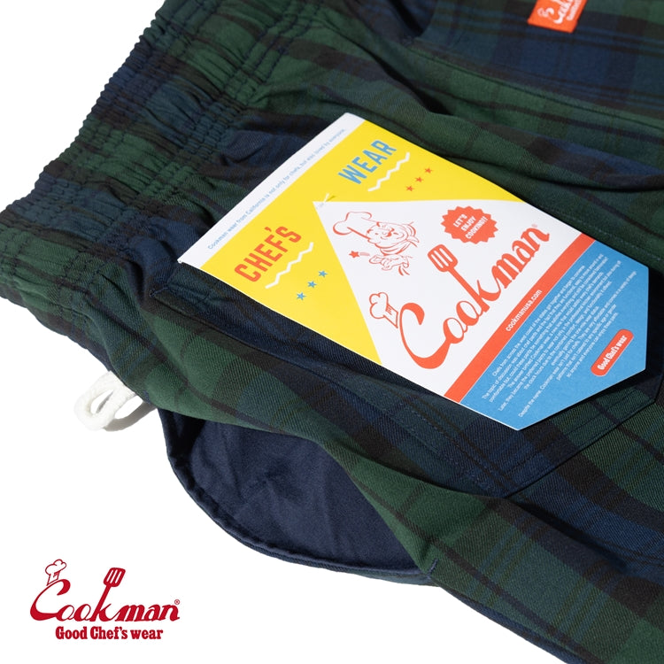 Cookman Chef Pants - Woven Black Watch Plaid