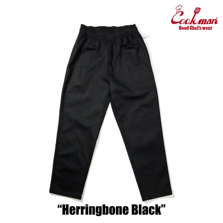 Cookman Chef Pants - Herringbone : Black