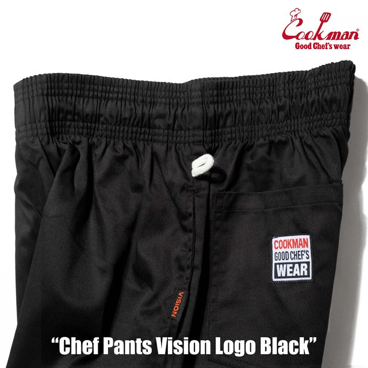 Cookman Chef Pants - Vision Logo : Black