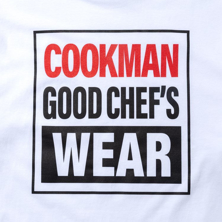 Cookman Long Sleeve Tees - Vision Logo : White