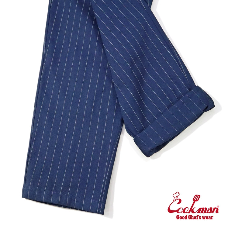 Cookman Chef Pants - Pin Stripe : Navy