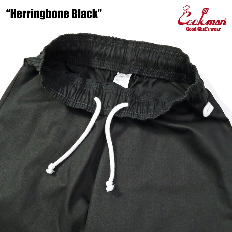 Cookman Chef Pants - Herringbone : Black