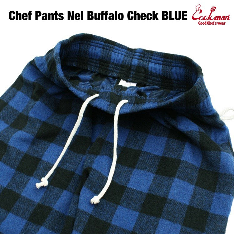 Cookman Chef Pants - Nel Buffalo Plaid : Blue