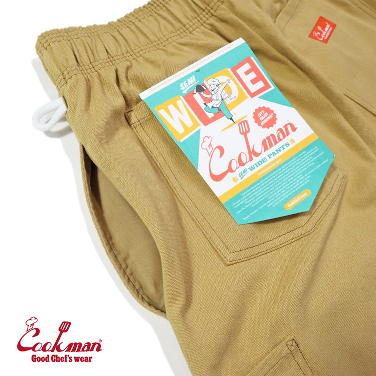 Cookman Chef Pants Semiwide - Front Pocket Duck Canvas : Peanuts