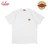 Cookman Embroidery Tees -  FAT BURGER Logo : White