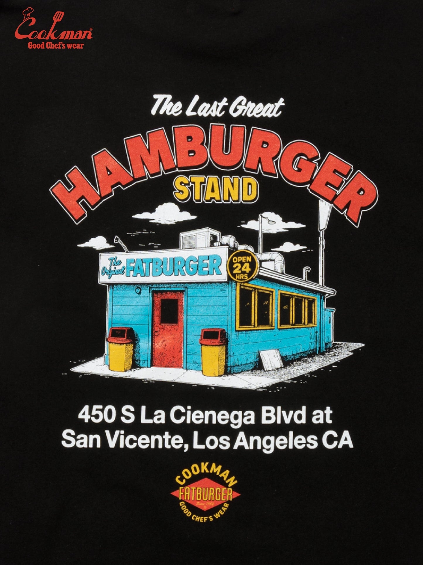 Tees - FATBURGER First Location : Black