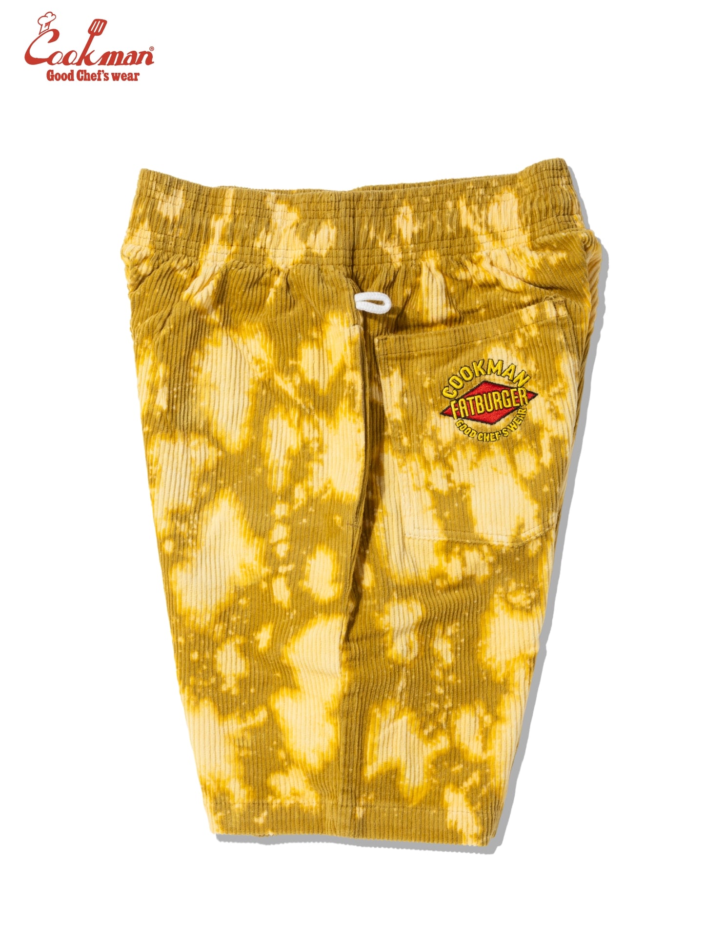 Chef Short Pants - Corduroy : FAT  Bleach Yellow