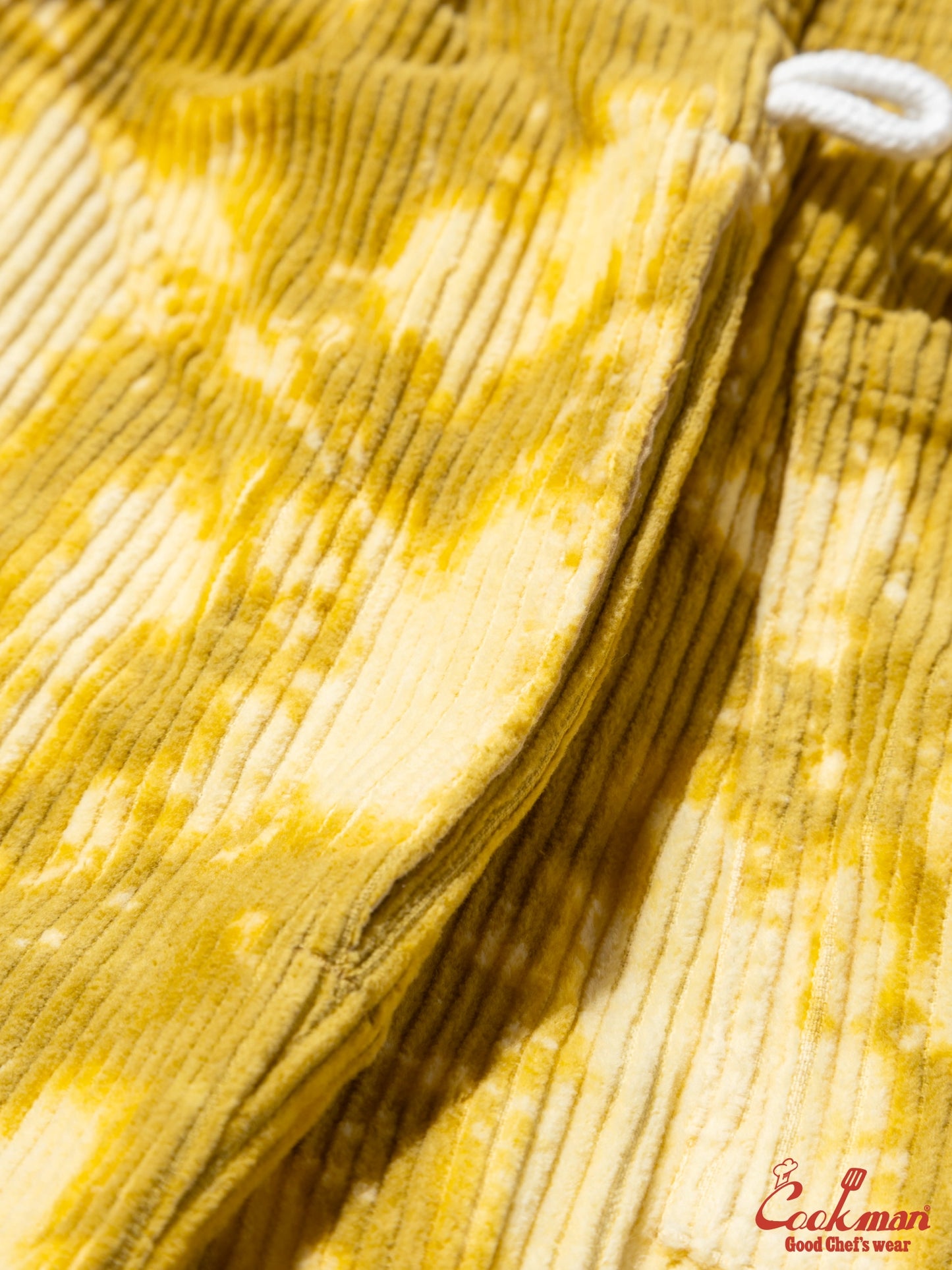 Chef Short Pants - Corduroy : FAT  Bleach Yellow